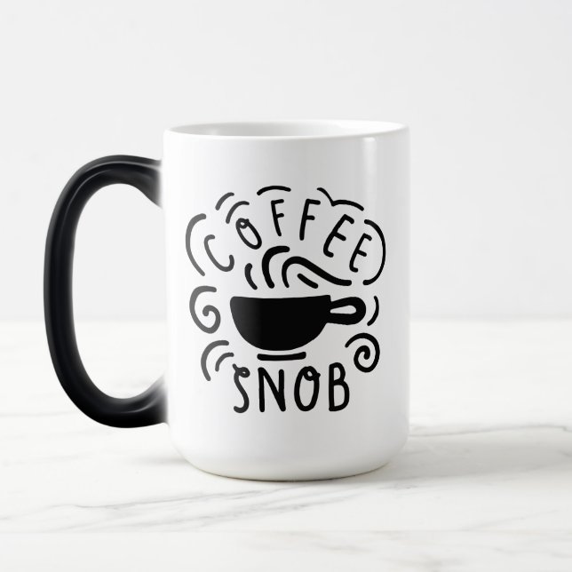 Coffee Snob Magic Mug (Left)