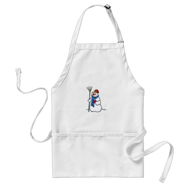 Coffee Snowman Standard Apron (Front)