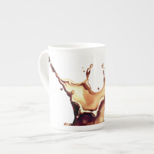 Coffee Spill Bone China Mug