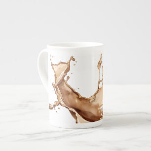 Coffee Spill Bone China Mug