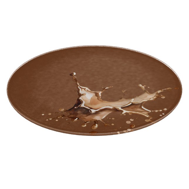 Coffee Spill Cutting Board (Corner)