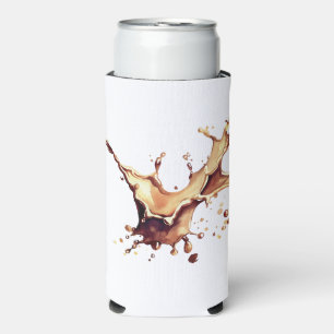 Coffee Spill Seltzer Can Cooler