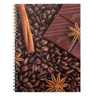 coffee spiral notebook