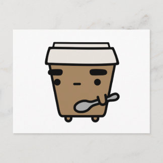 Coffee & Spoon Postcard
