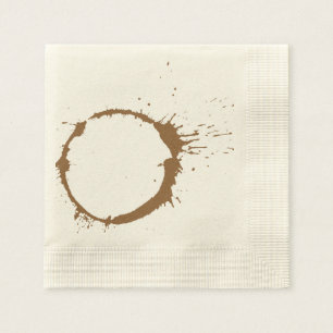 Coffee spot napkin