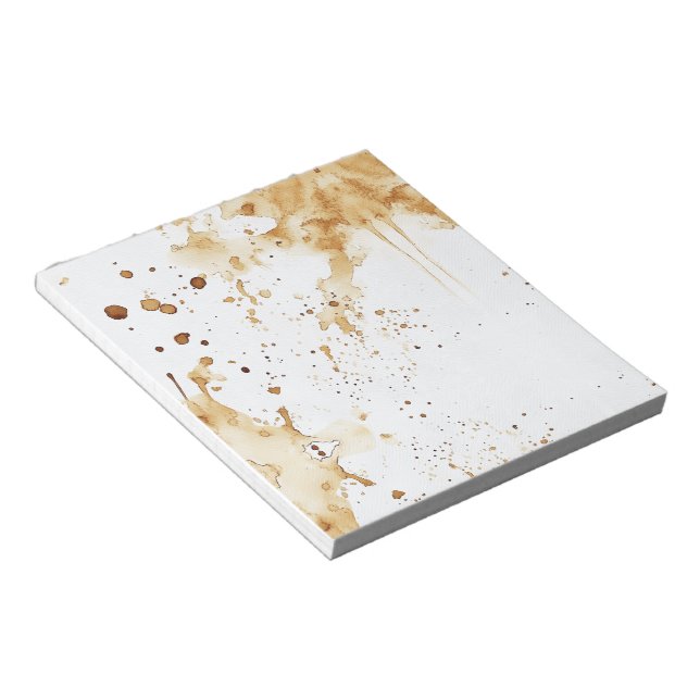 coffee stains notepad (Angled)