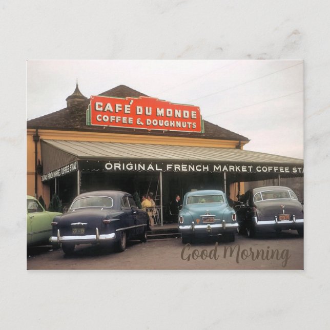 Coffee Stand, New Orleans, edit text Card (Front)