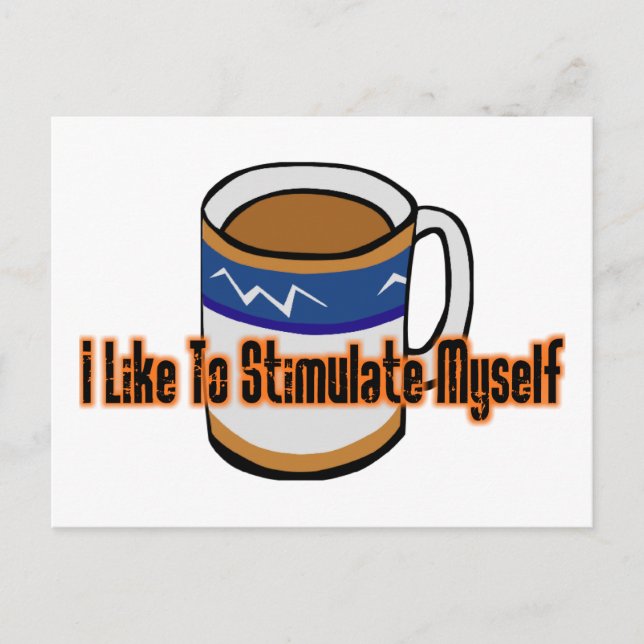 Coffee Stimulation Postcard (Front)
