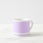Coffee Strong Orchid With White Stripe  Espresso Cup<br><div class="desc">Style: Espresso When coffee just isn’t strong enough kick your caffeine intake into high gear with a custom espresso mug from Zazzle. Hand-printed so that each vivid detail shine through, this espresso cup makes a great addition to your morning routine. Dimensions: 6-ounce: 2.8" D x 2.9" H Microwave and dishwasher...</div>