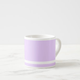 Coffee Strong Orchid With White Stripe  Espresso Cup