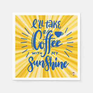 Coffee & Sunshine Napkin