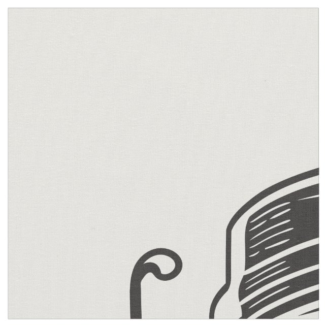 Coffee Superhero Fabric (Close Up)