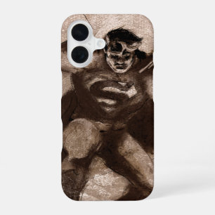 Coffee Superman iPhone 16 Case