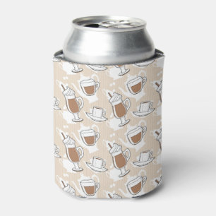 Coffee, sweet pattern can cooler