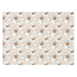 Coffee, sweet pattern tablecloth