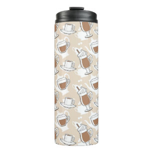 Coffee, sweet pattern thermal tumbler