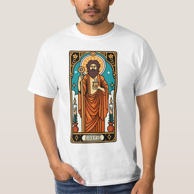 Coffee tarot card T-Shirt (Front)