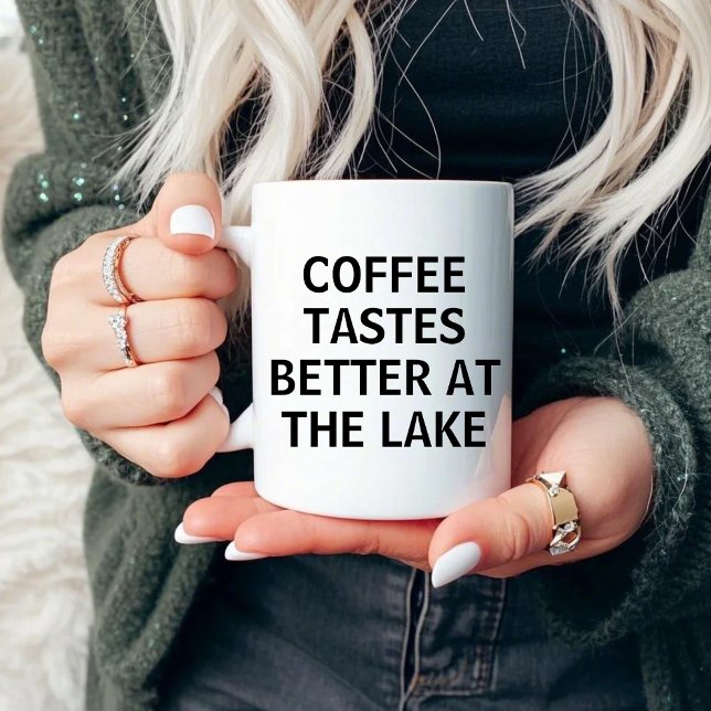 Coffee Tastes Better At The Lake Lover Mug (Creator Uploaded)