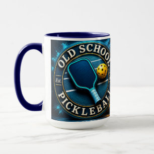 Coffee/tea mug old school pickleball brand