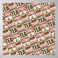 COFFEE TEA pattern