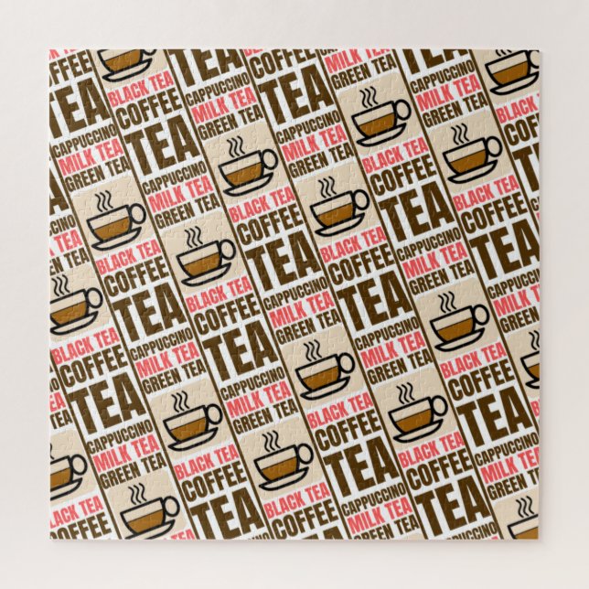 COFFEE TEA PATTERN, Puzzle (Vertical)