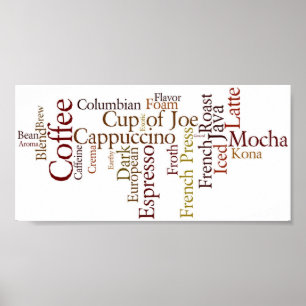 Coffee Terms Poster