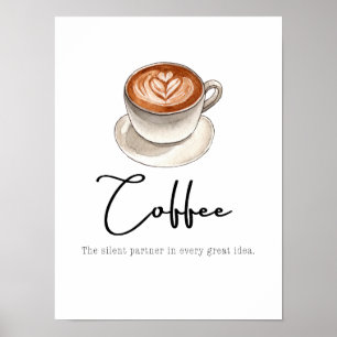 Coffee: The silent partner Poster