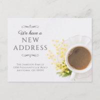 Coffee Theme New Address Notification