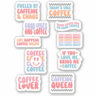 Coffee Theme Quotes Retro Aesthetic