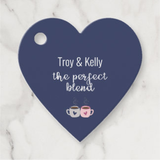 Coffee-themed Bridal Shower Favour Tags