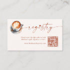 Coffee Themed Bridal Shower Registry