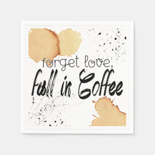 Coffee Themed Paper Napkin