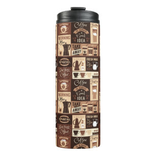 Coffee thermal tumbler
