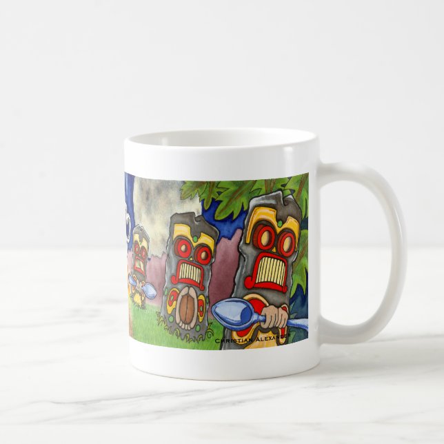 Coffee Tiki Mug - Path to Awakening (Right)