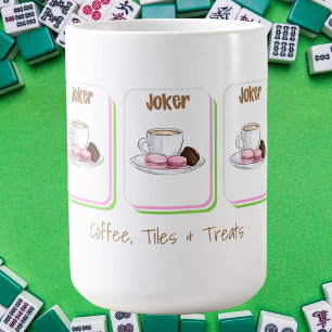 Coffee, Tiles & Treats Mahjong / Cute Mahj Coffee Mug