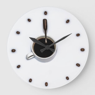 Coffee Time Bar Pub Kitchen Club Pool Bank Office Large Clock