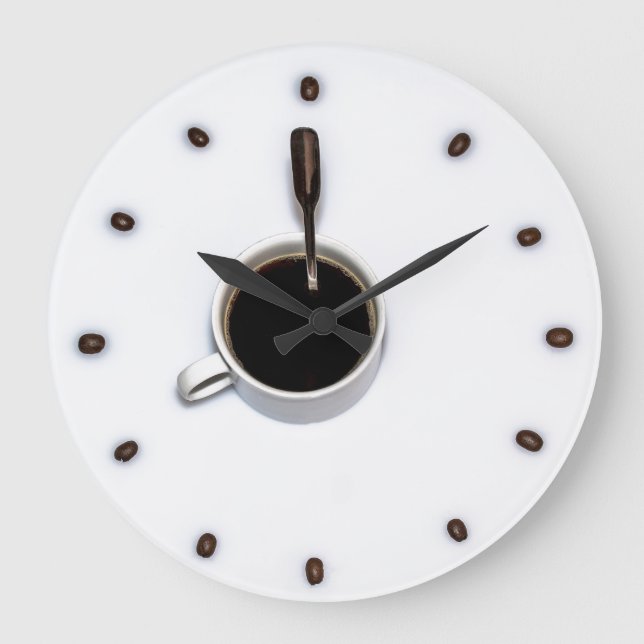 Coffee Time Bar Pub Kitchen Club Pool Bank Office Large Clock (Front)