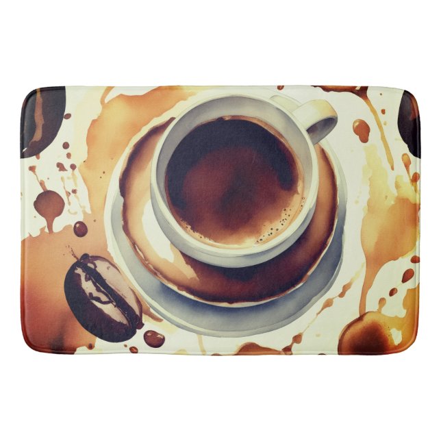 Coffee time Bath Mat (Front)