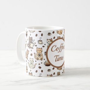 Coffee Time Cat Lover Mug