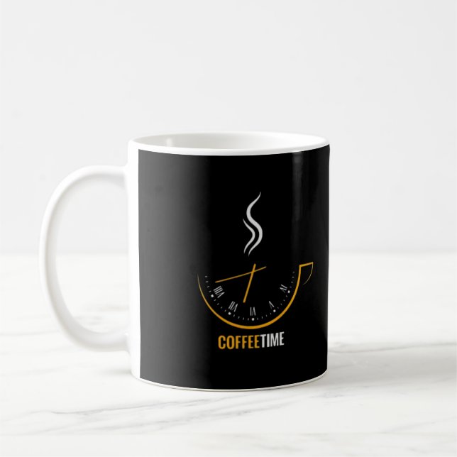 Coffee time - Coffee Time Clock Mug (Left)