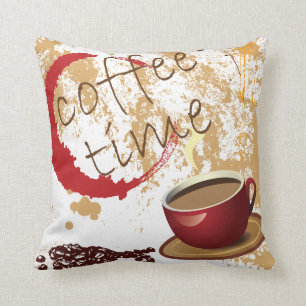 Coffee Time Cushion