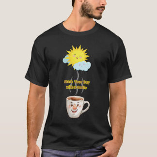 Coffee Time – Cute Smiling Cup T-Shirt