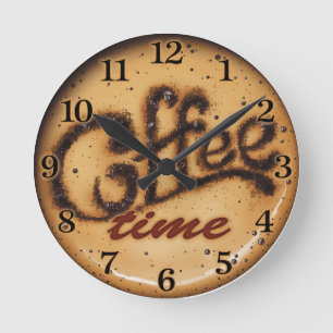 Coffee Time Decorative Wall Clock