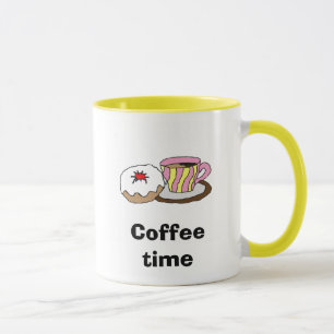Coffee Time - Doughnut and Coffee cup