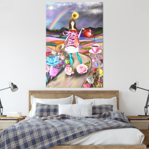 Coffee Time Fantasy Canvas Print