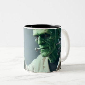 Coffee Time Frankenstein Two-Tone Coffee Mug