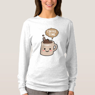 coffee time funny kawaii coffee T-Shirt