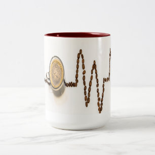 Coffee time hart diagram mug