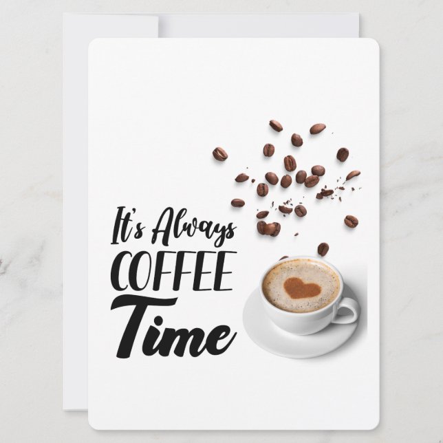 COFFEE TIME HOLIDAY CARD (Front)