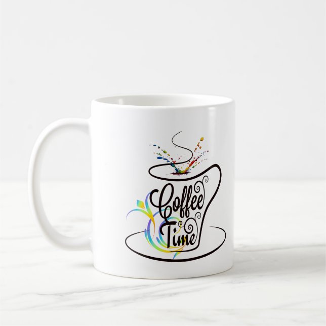 coffee time is better mug (Left)